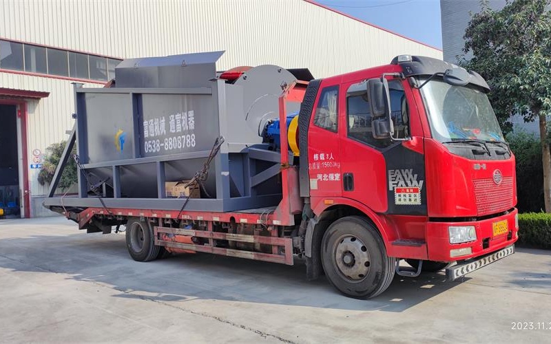 富之通無軸滾筒篩助力湖北客戶，實現高效篩分與環保生產